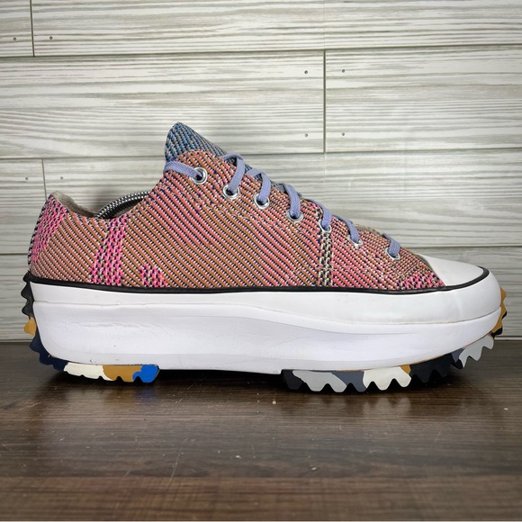 Converse Run Star Hike Low Knit MashUp Multicolor Shoes - M 10 - W 11.5 - Picture 1 of 11